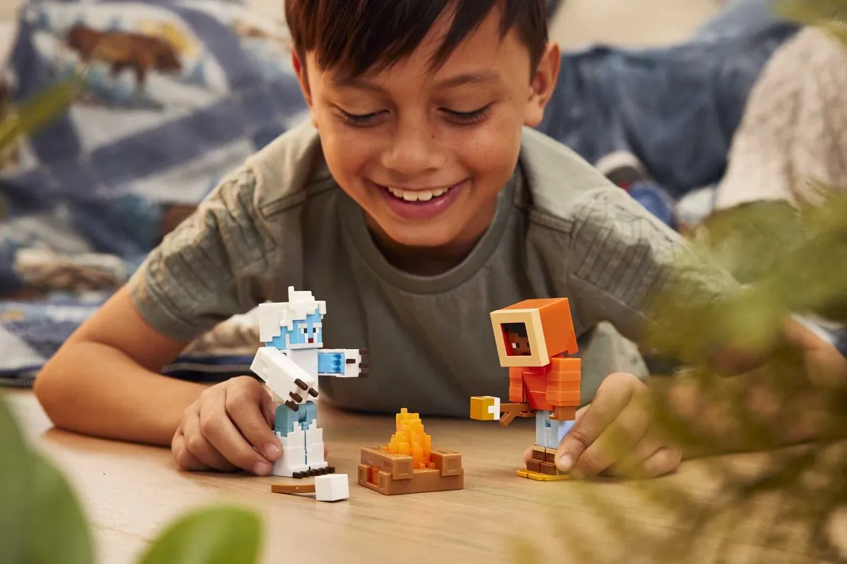 Minecraft Creator Series Yeti Scare Story Pack - 2 Figuren - Multicolor - afbeelding 6 van 6