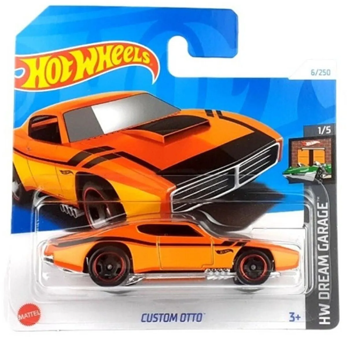 Hot Wheels Custom Otto Orange 1:64