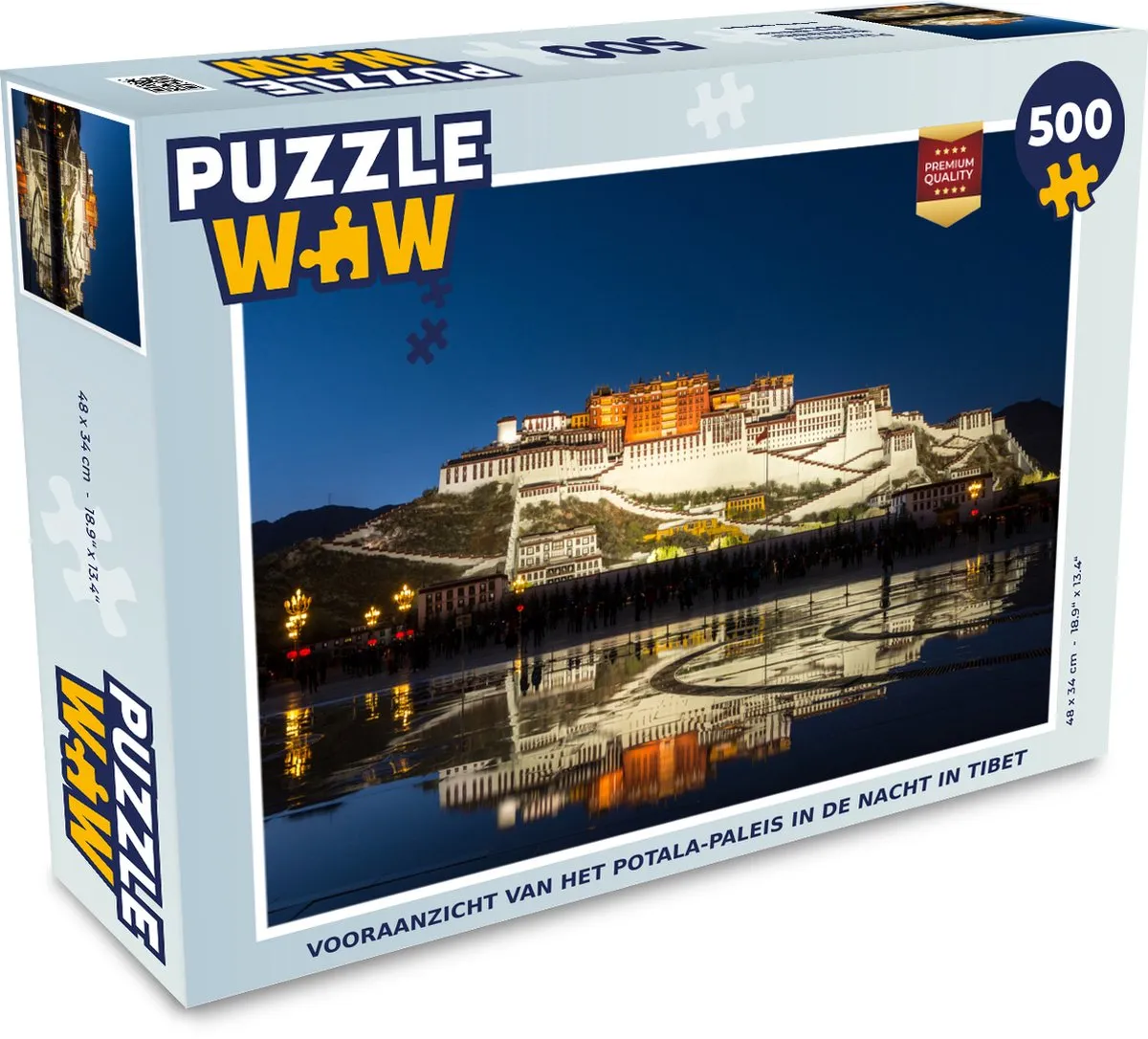 PuzzleWow Potala Paleis Legpuzzel 500 Stuks