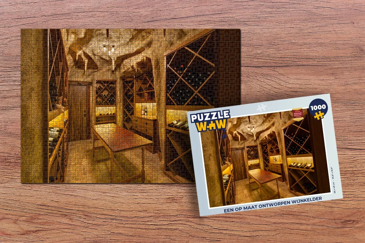 PuzzleWow Legpuzzel 1000 Stuks - Multicolor