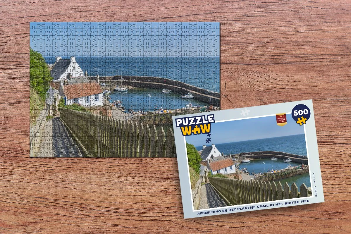 PuzzleWow Legpuzzel Crail 500 Stuks - Multicolor