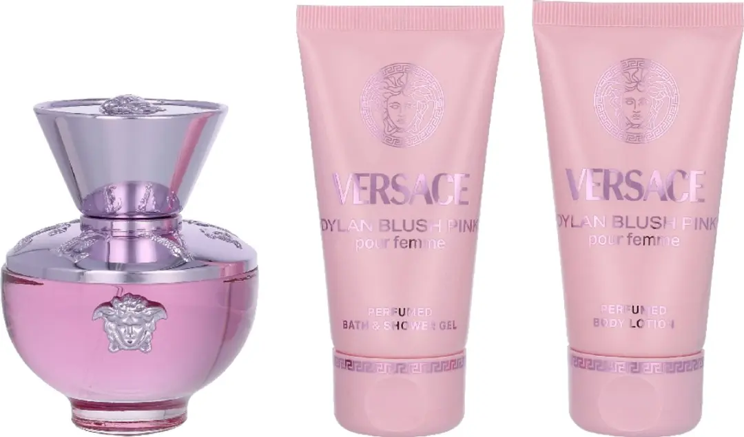 Versace Dylan Blush Pink Eau de Parfum 50ml - Set met Douchegel & Bodylotion - afbeelding 2 van 2