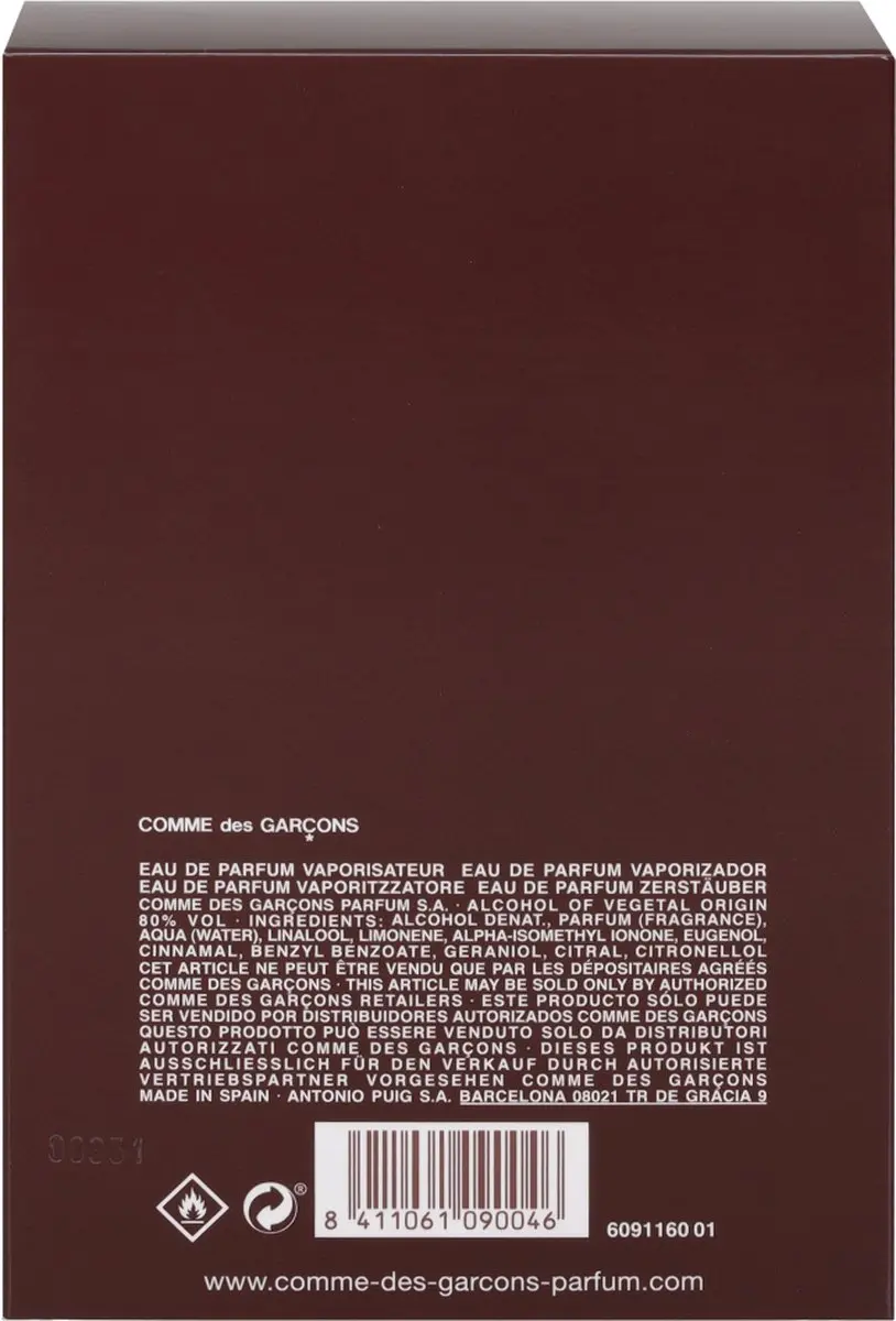 Comme des Garçons 2 Eau de Parfum 100ml - afbeelding 6 van 6