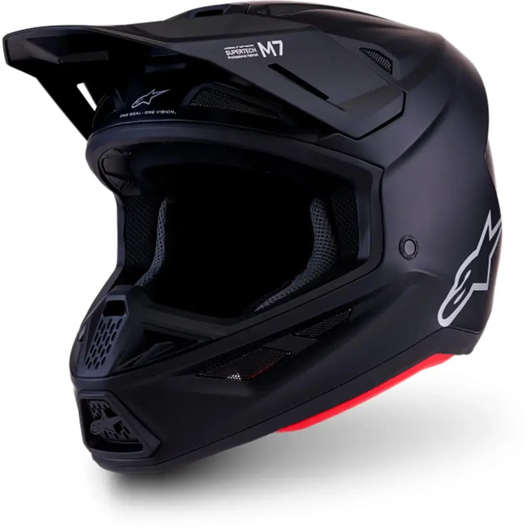 Alpinestars S-M7 Solid Crosshelm L - Zwart - afbeelding 2 van 2