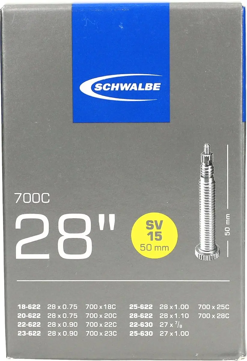 Schwalbe SV15 Binnenband 28-622/630 - 50mm Presta - afbeelding 5 van 6