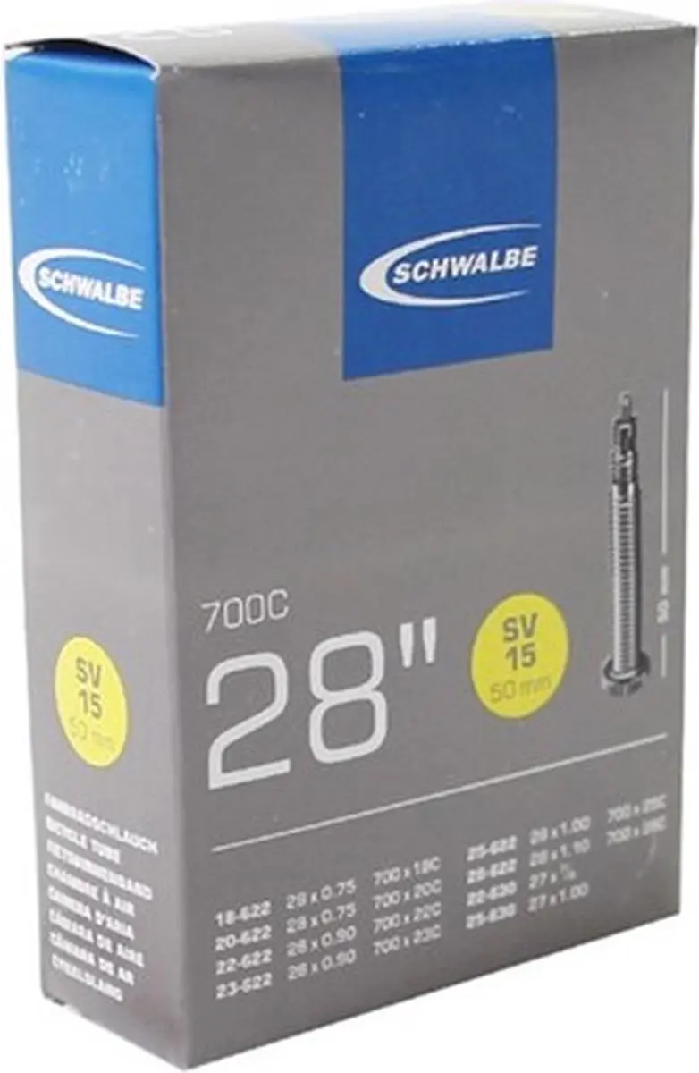 Schwalbe SV15 Binnenband 28-622/630 - 50mm Presta - afbeelding 6 van 6