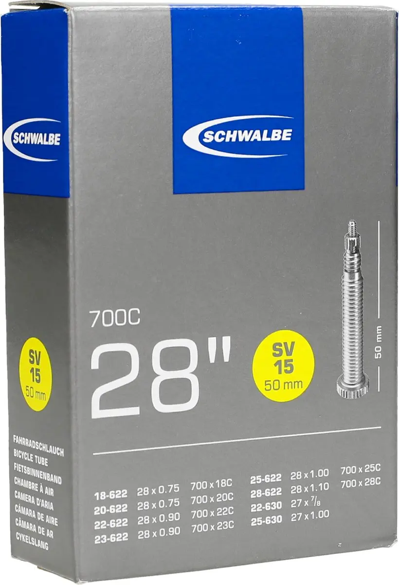 Schwalbe SV15 Binnenband 28-622/630 - 50mm Presta - afbeelding 2 van 6