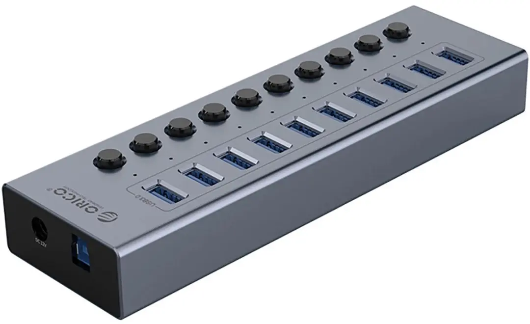 ORICO Hub 10x USB-A 3.0 met Switches