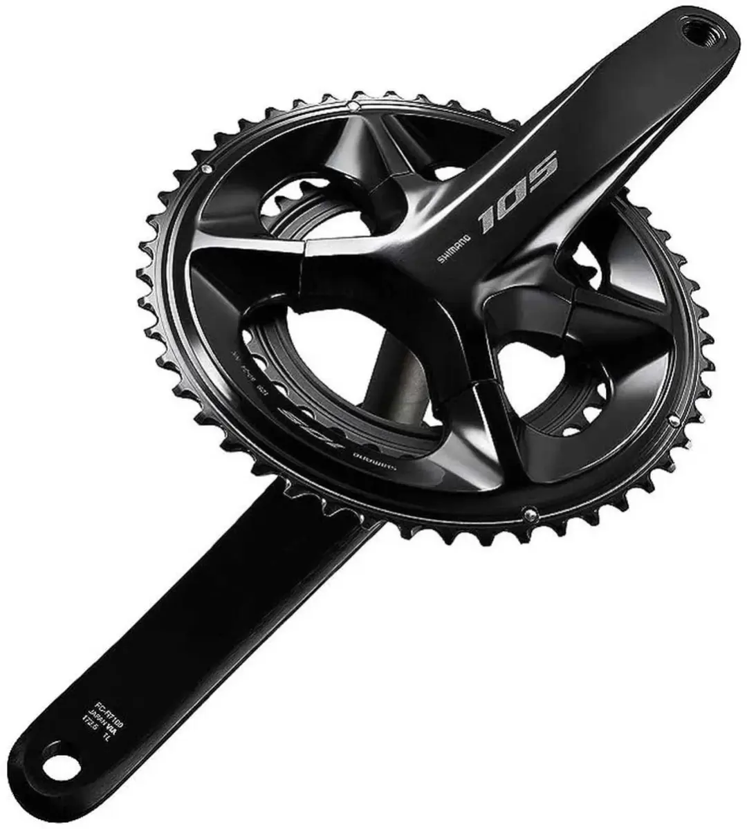 Shimano 105 R7100 Crankstel 172.5mm - 52/36t - Zilver - afbeelding 3 van 3