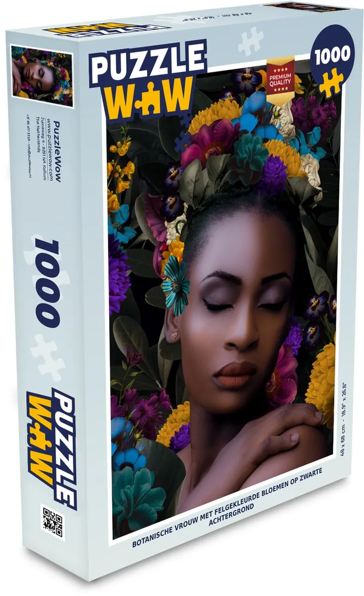 PuzzleWow Bloemen Legpuzzel 1000 Stuks