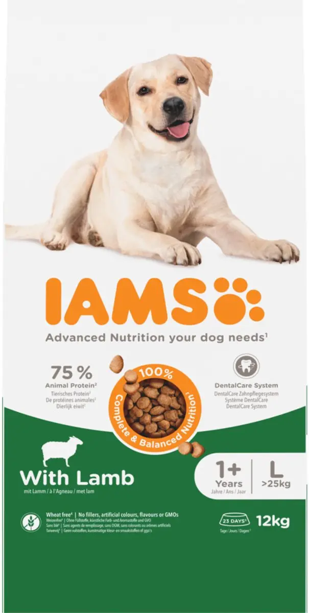 Iams Adult Large Lam 12kg