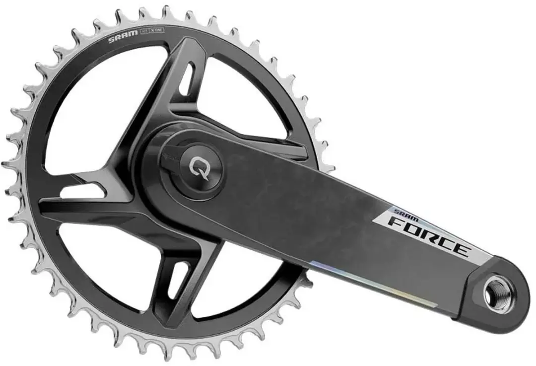 SRAM Force 1 Xplr AXS E1 Dub Wide Crankstel 175mm/42t - Zilver