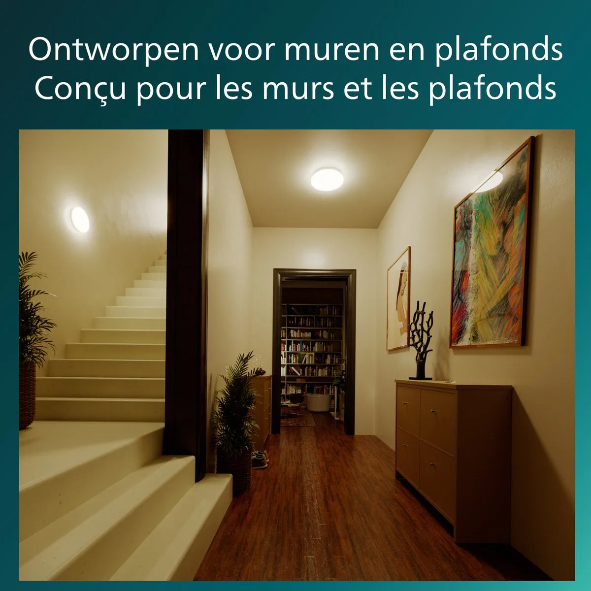 Philips Acuna Plafondlamp 21W Warmwit - Met Sensor - afbeelding 6 van 6