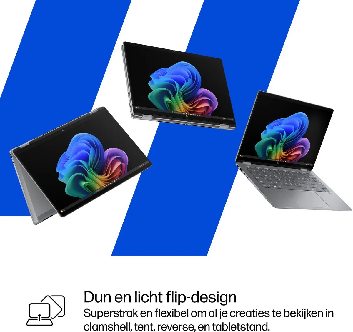 HP OmniBook X Flip Next Gen AI 14-fk0050nd Laptop - Ryzen AI 5 16GB/512GB