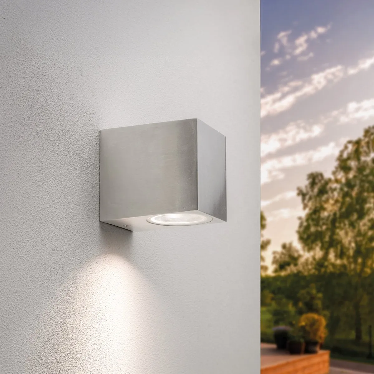 LEDVION San Diego LED Wandlamp GU10 - IP54 - RVS