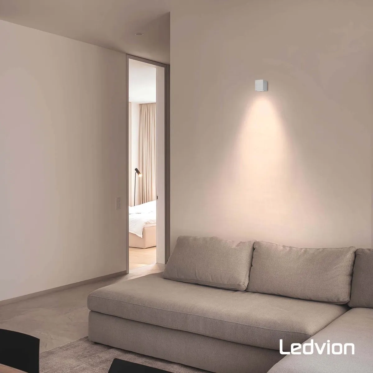 LEDVION San Diego LED Wandlamp GU10 - IP54 - RVS - afbeelding 6 van 6