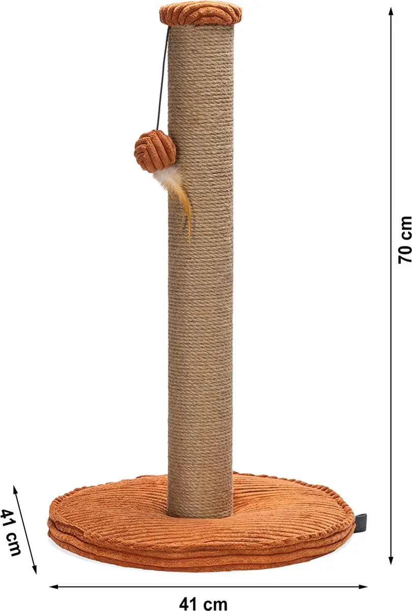 Designed by Lotte Krabpaal Ribbed - Terracotta 70cm