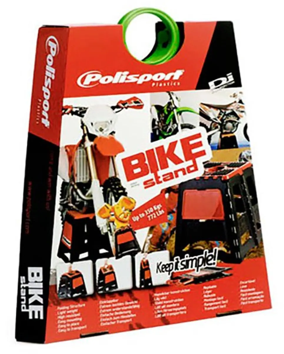 Polisport Cross Enduro Motorfiets Werkstandaard - Oranje/Zwart