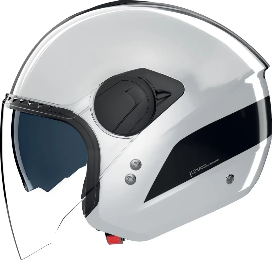Nolan N20-2 Visor Dolce Vita Jethelm - XS Wit/Zwart - afbeelding 3 van 6