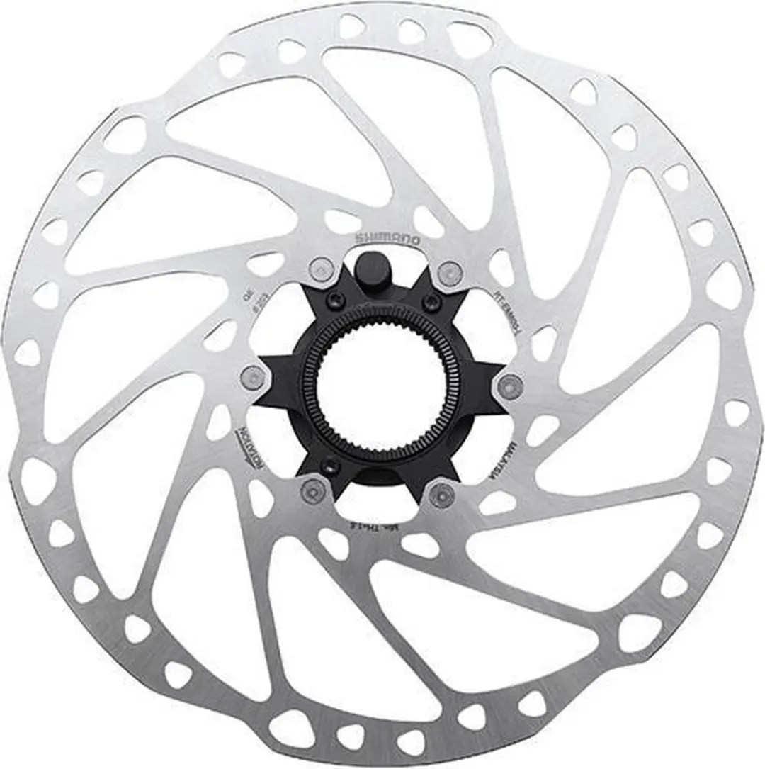 Shimano RT-EM600 Remschijf 203mm - Center-Lock - Zilver - afbeelding 2 van 2