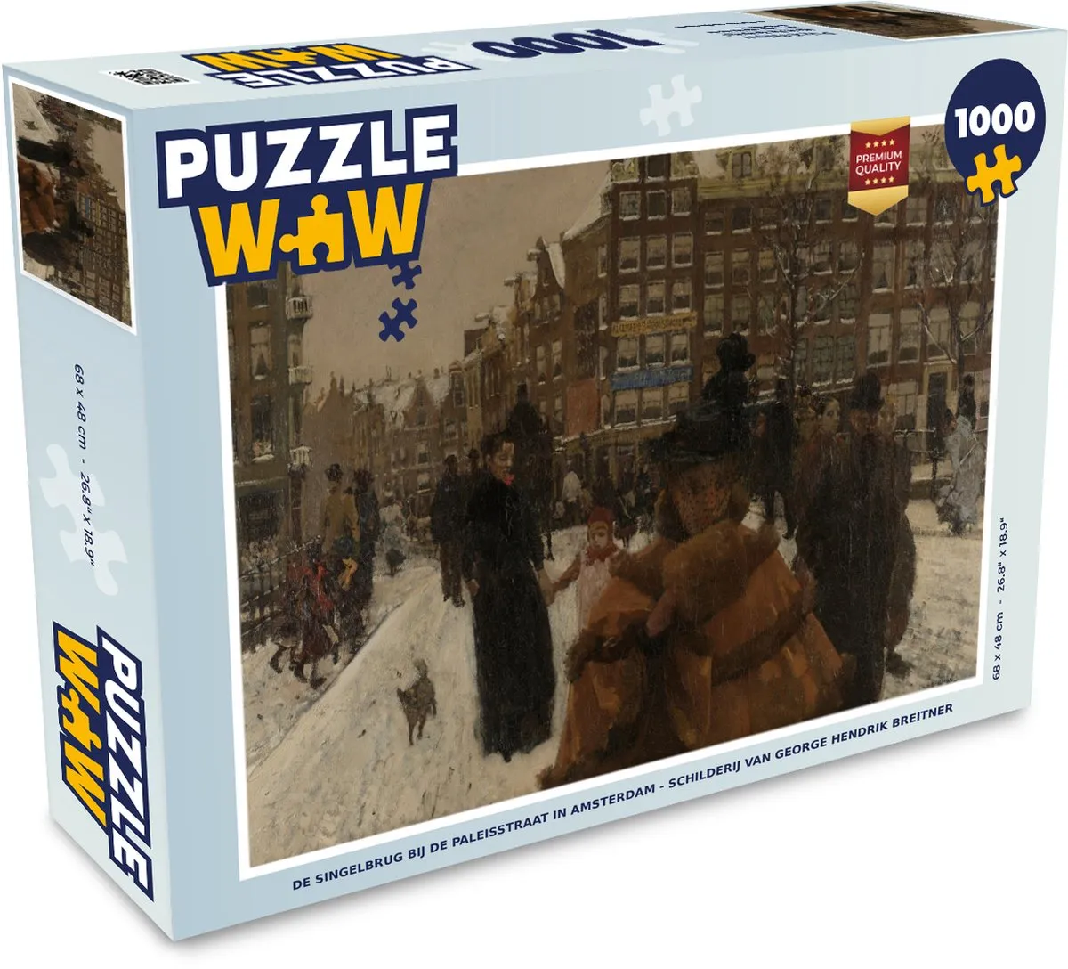 PuzzleWow De Singelbrug bij de Paleisstraat Amsterdam