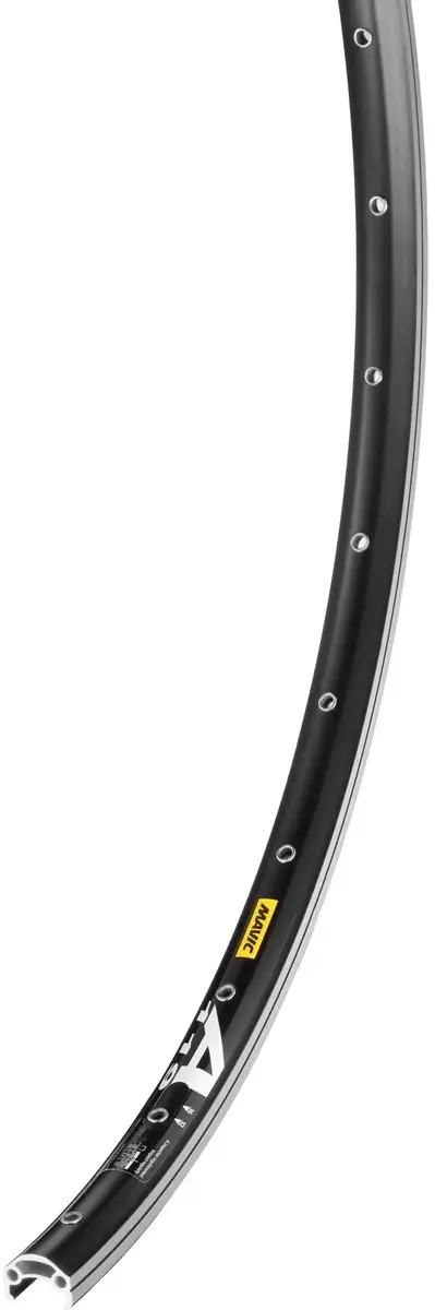 Mavic A 119 16 RB 700 Vijl met schijven - 28 Inch - Zwart - afbeelding 2 van 2
