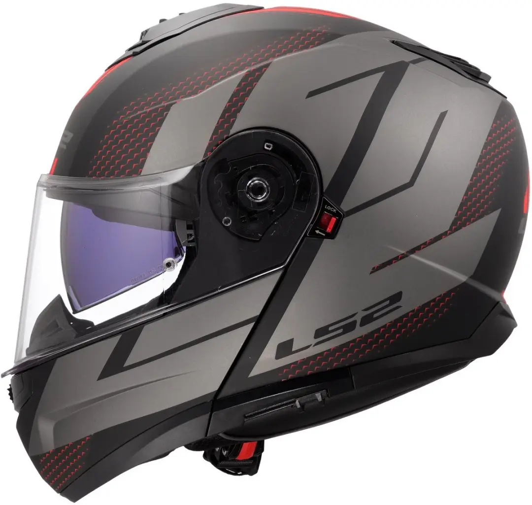 LS2 FF908 Strobe II Systeemhelm - XXXL - Code Zwart/Grijs - afbeelding 5 van 6