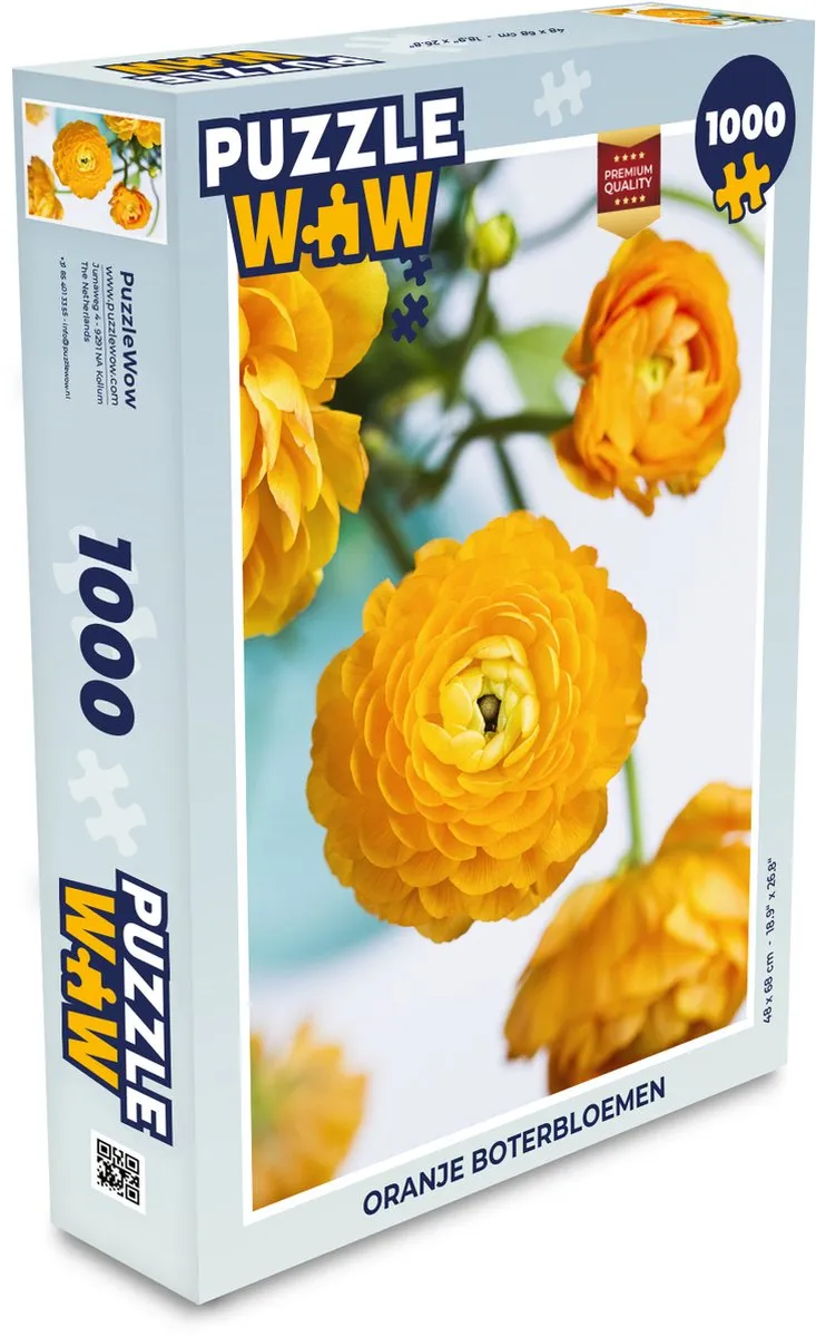 PuzzleWow Bloemen Legpuzzel 1000 Stuks