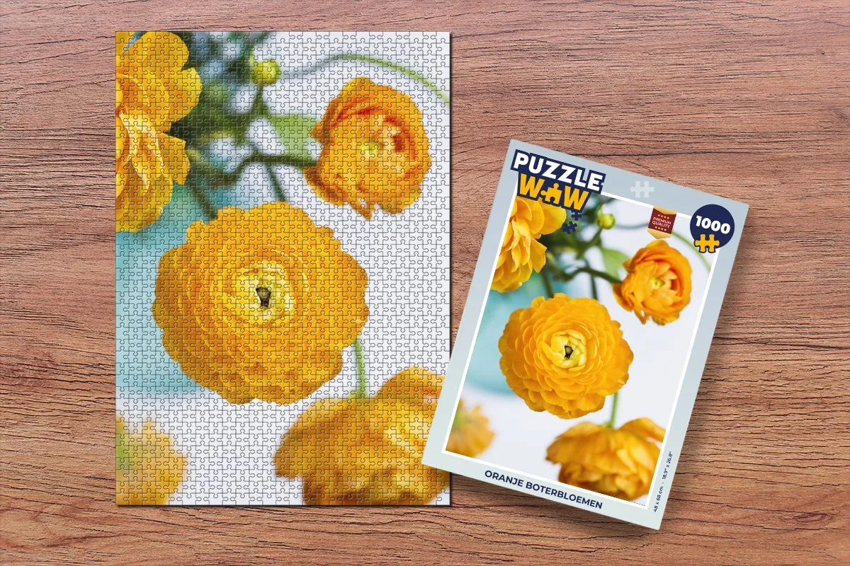 PuzzleWow Bloemen Legpuzzel 1000 Stuks - Multicolor
