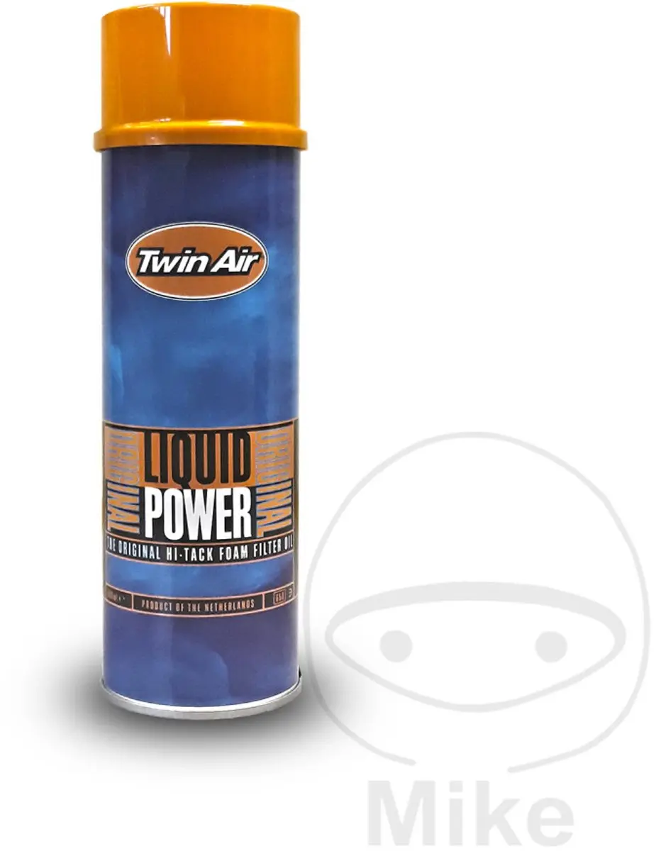 Twin Air Spray Liquid Power Filter 500ml Luchtfilterolie Oranje,Blauw