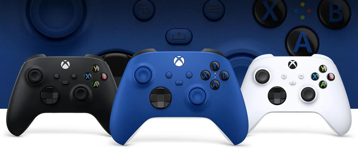 Xbox Draadloze Controller 7874056 - Blauw - afbeelding 6 van 6