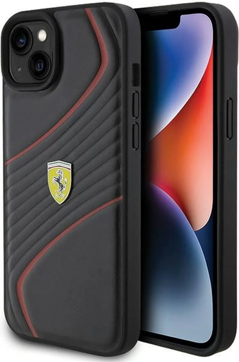 Ferrari Twist Metal Logo Back Case