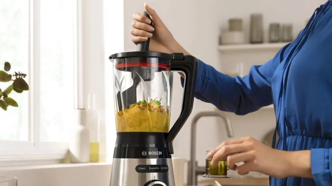 Bosch Serie 4 MMB4197S Blender 1,5L - 1200W - Staal/Zwart - afbeelding 5 van 6