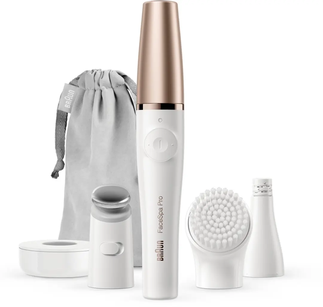 Braun FaceSpa Pro 911 Gezichtsepilator - Wit/Brons