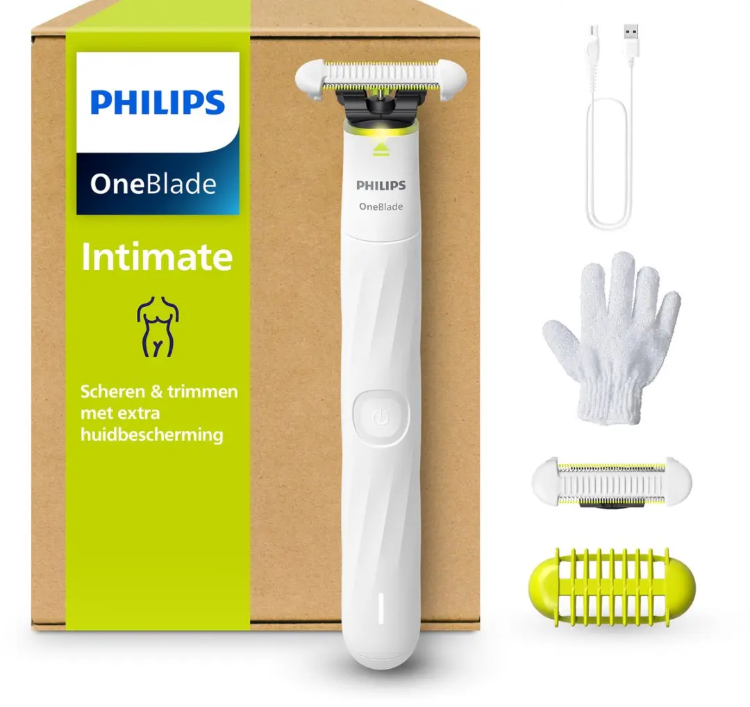 Philips OneBlade Intimate Trimmer & Scheerapparaat