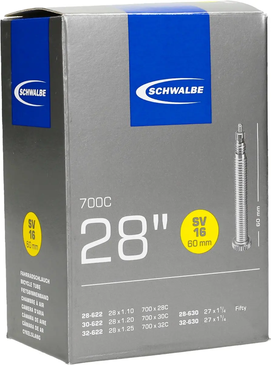 Schwalbe SV16 Binnenband 28x1.10-1.25 - Frans ventiel