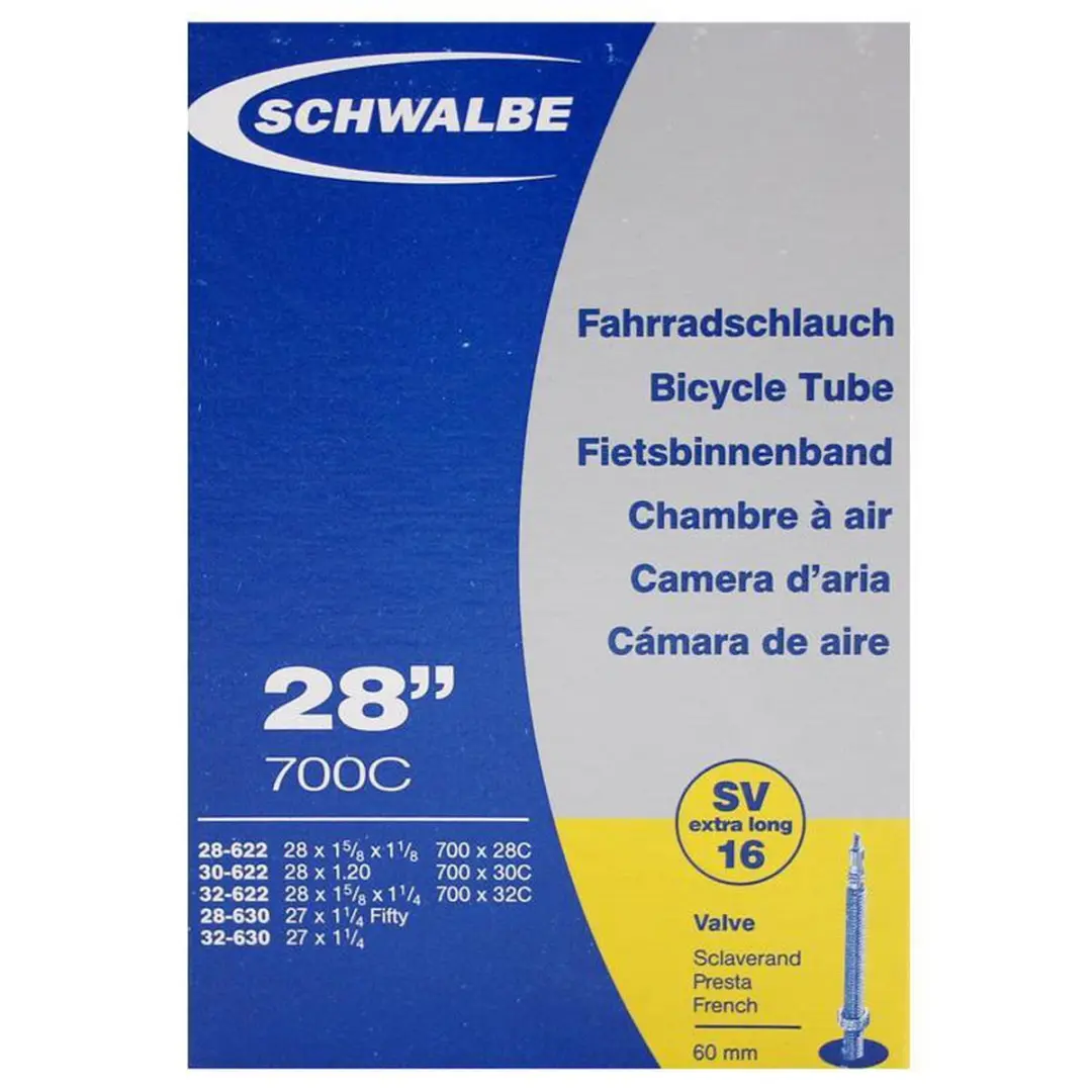 Schwalbe SV16 Binnenband 28x1.10-1.25 - Frans ventiel