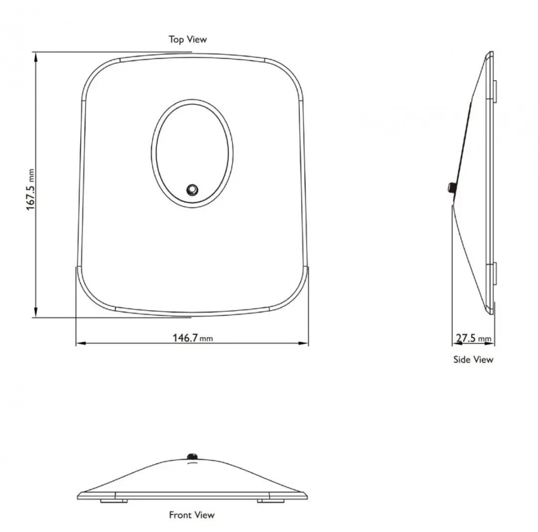 KEF P1 Desk Pad - Zwart - 2 Stuks - afbeelding 5 van 5