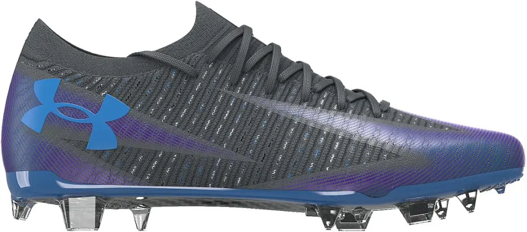 Crampons UA Shadow Elite 3 FG Gris et bleu