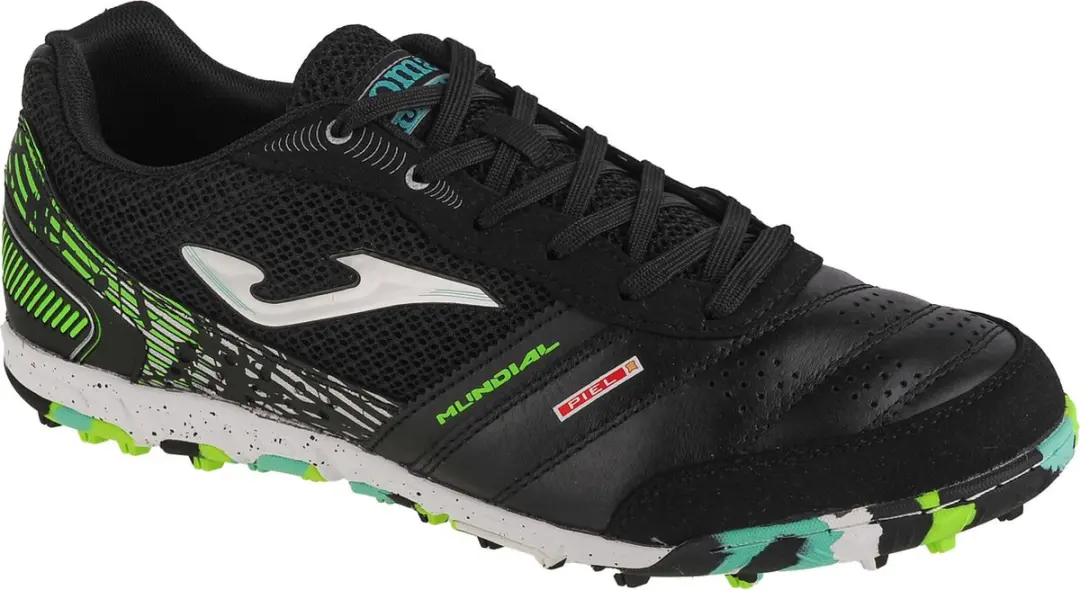 Joma Mundial 24 MUNS TF, Mannen, Zwart, Voetbalschoenen, maat: 44,5