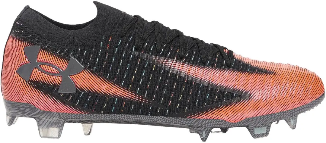 Crampons UA Shadow Elite 3 FG Orange et noir Under Armour