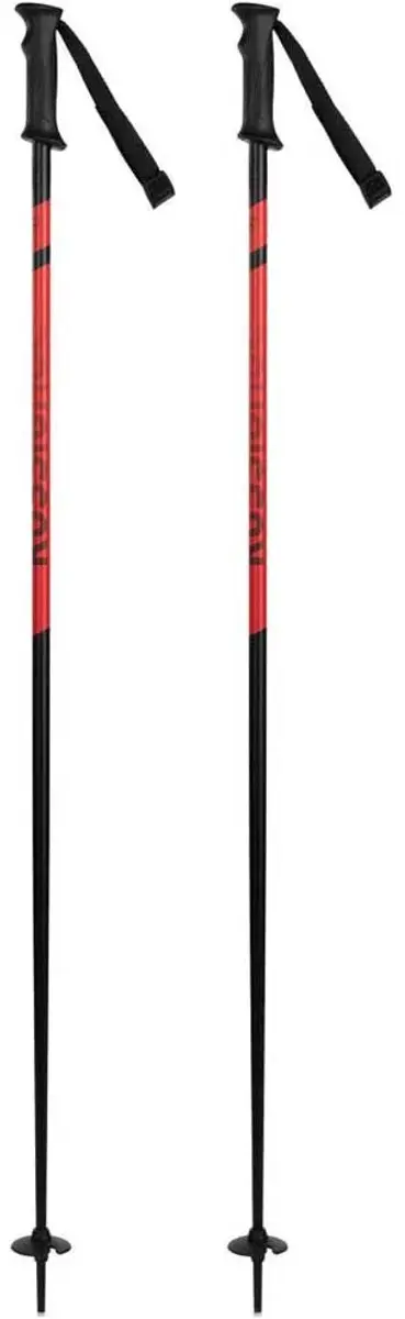 Rossignol Tactic Skistokken 130cm - Zwart/Rood