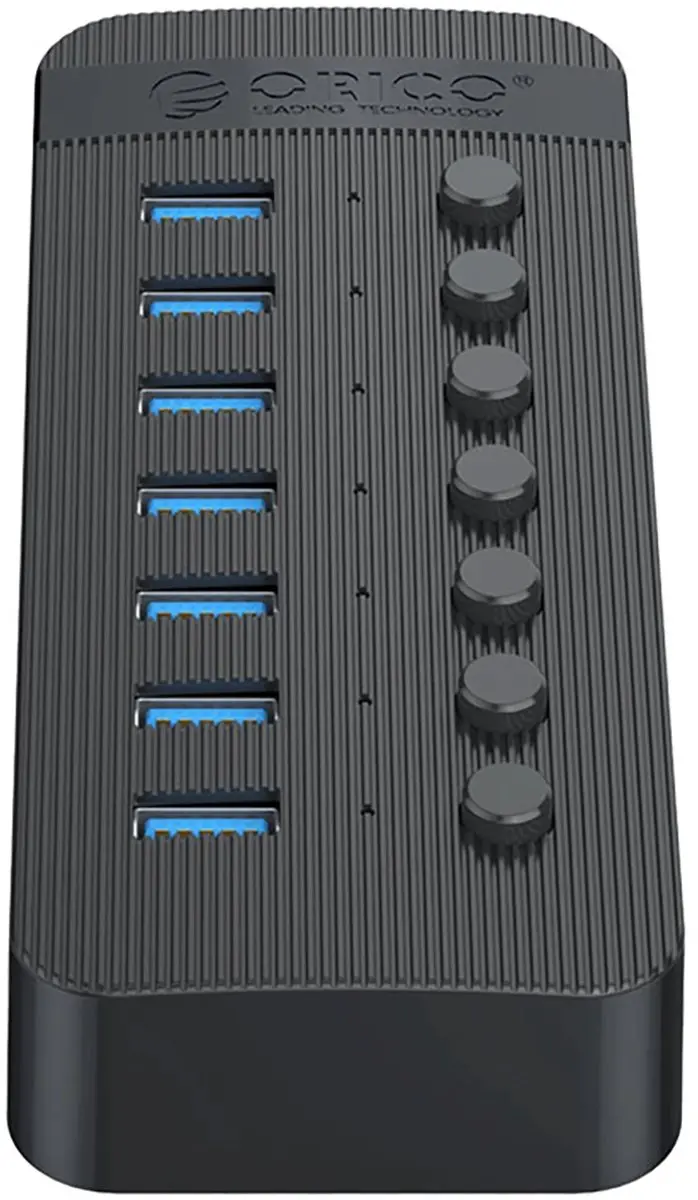 ORICO Multifunctionele Hub 7x USB-A 3.0 - Transparant - afbeelding 3 van 5