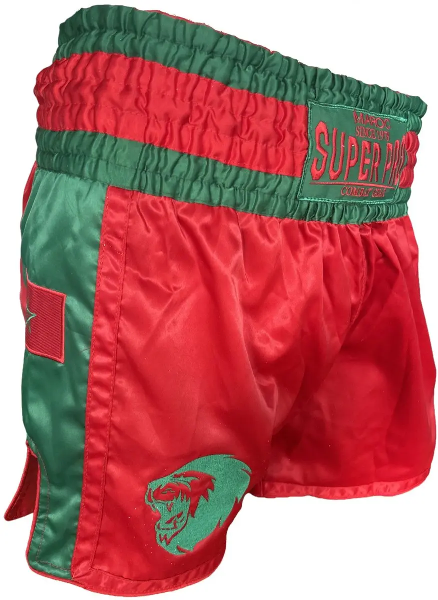 Super Pro Nations Marokko Kickboks Broekje (Beschikbaar in verschillende maten)