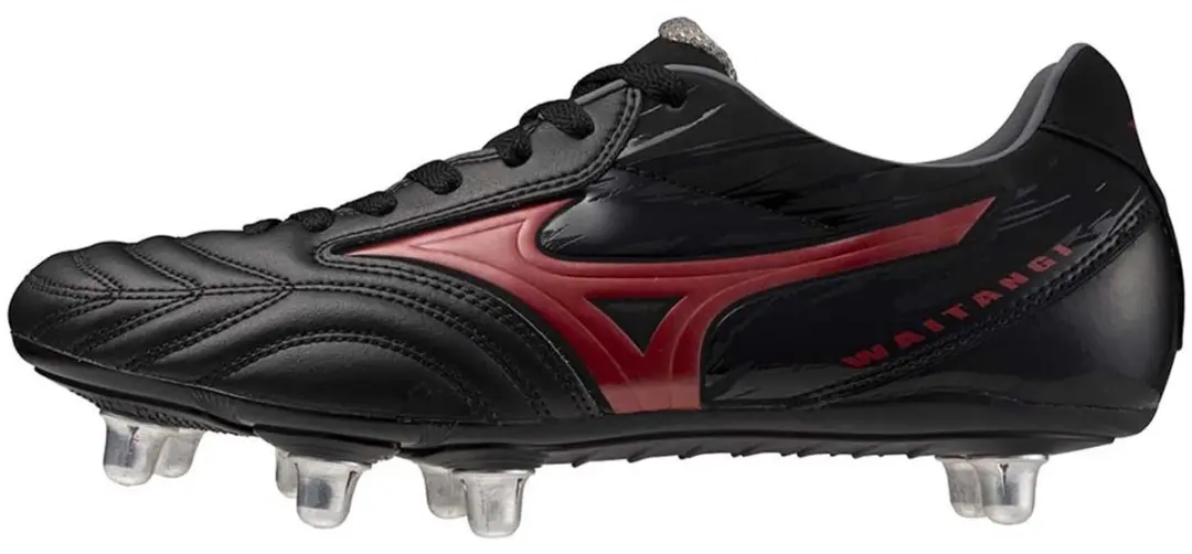 Crampons de rugby Mizuno Waitangi PS Noir et rouge