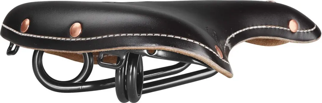 Zadel Monte Grappa Old Frontiers Classic leer zwart
