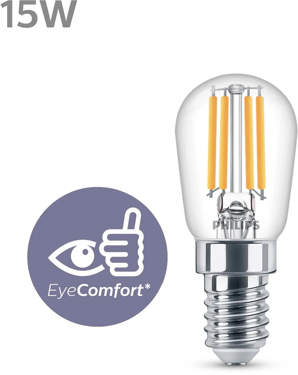 Philips LED T25 Koelkastlamp E14 12W Warmwit - afbeelding 3 van 6