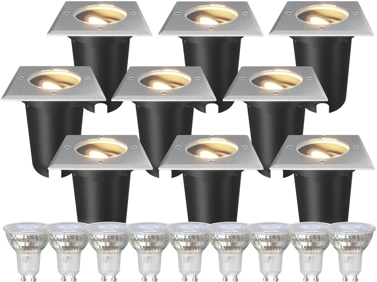 Ledvion 9X LED Grondspot 3W 2700K