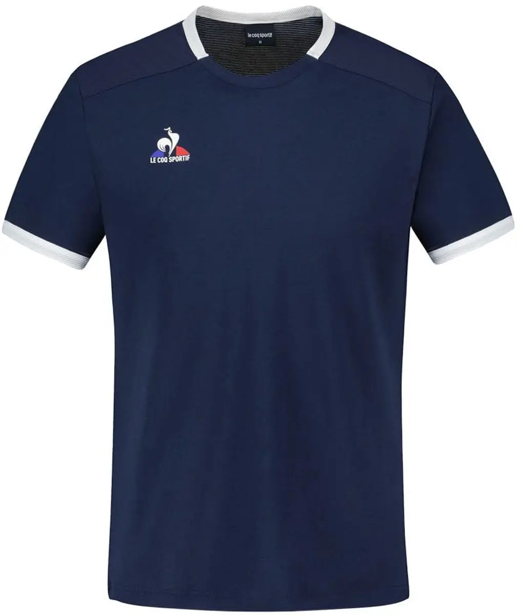 Le Coq Sportif 2320137 Tennis N°5 T-shirt Met Korte Mouwen Blauw L Man