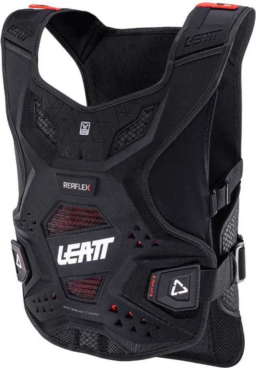 Leatt ReaFlex Dames Borstbeschermer S - Zwart